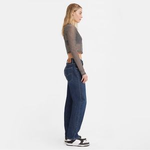 low pro straight levis dark wash 26